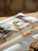 Statement Gold Earrings view 2